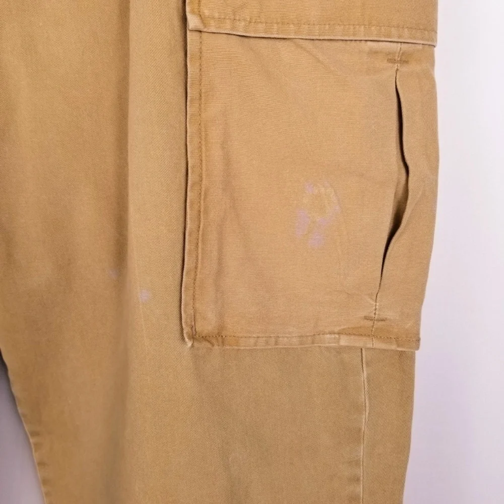 Vintage Polo Ralph Lauren Military Baggy Cargo Pants Beige Khaki Men’s 36x30